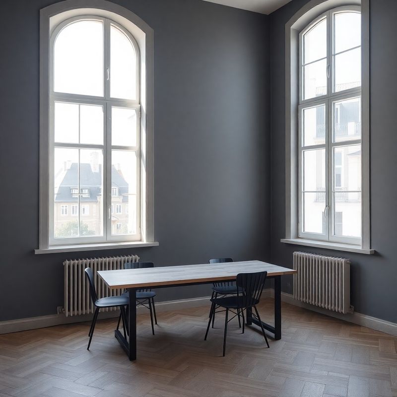 Appartement strasbourgeois vide prêt pour une consultation de rénovation